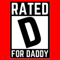 Rated D For Daddy Santa Hat thumb 1