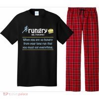 Rungry Definition Funny Runner Marathon Quote Love Running Pajama Set thumb 0
