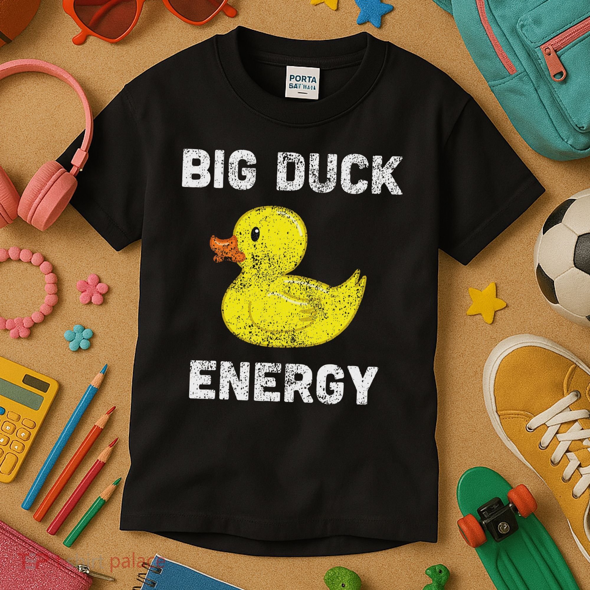 Rubber Ducky, Funny Meme, Big Duck Energy Kids T-Shirt