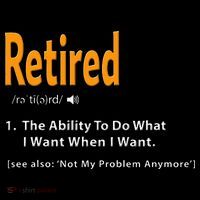 Retired Definition Funny Retirement Gag Gift Sweatshirt thumb 3