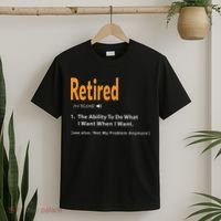 Retired Definition Funny Retirement Gag Gift T-Shirt thumb 2