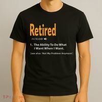 Retired Definition Funny Retirement Gag Gift T-Shirt thumb 3