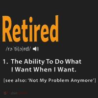 Retired Definition Funny Retirement Gag Gift Hat thumb 2