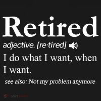 Retired Definition Funny Retirement Gag Gift Tall Long Sleeve Shirt thumb 2