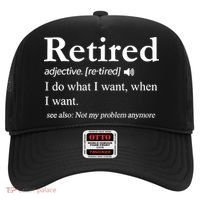 Retired Definition Funny Retirement Gag Gift Hat thumb 0