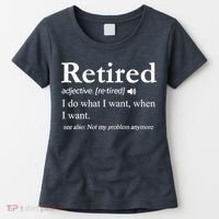 Retired Definition Funny Retirement Gag Gift Women's T-Shirt thumb 0