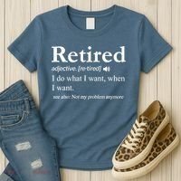 Retired Definition Funny Retirement Gag Gift Women's T-Shirt thumb 3