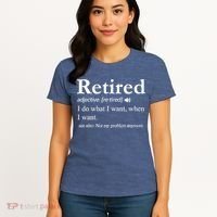 Retired Definition Funny Retirement Gag Gift Women's T-Shirt thumb 4