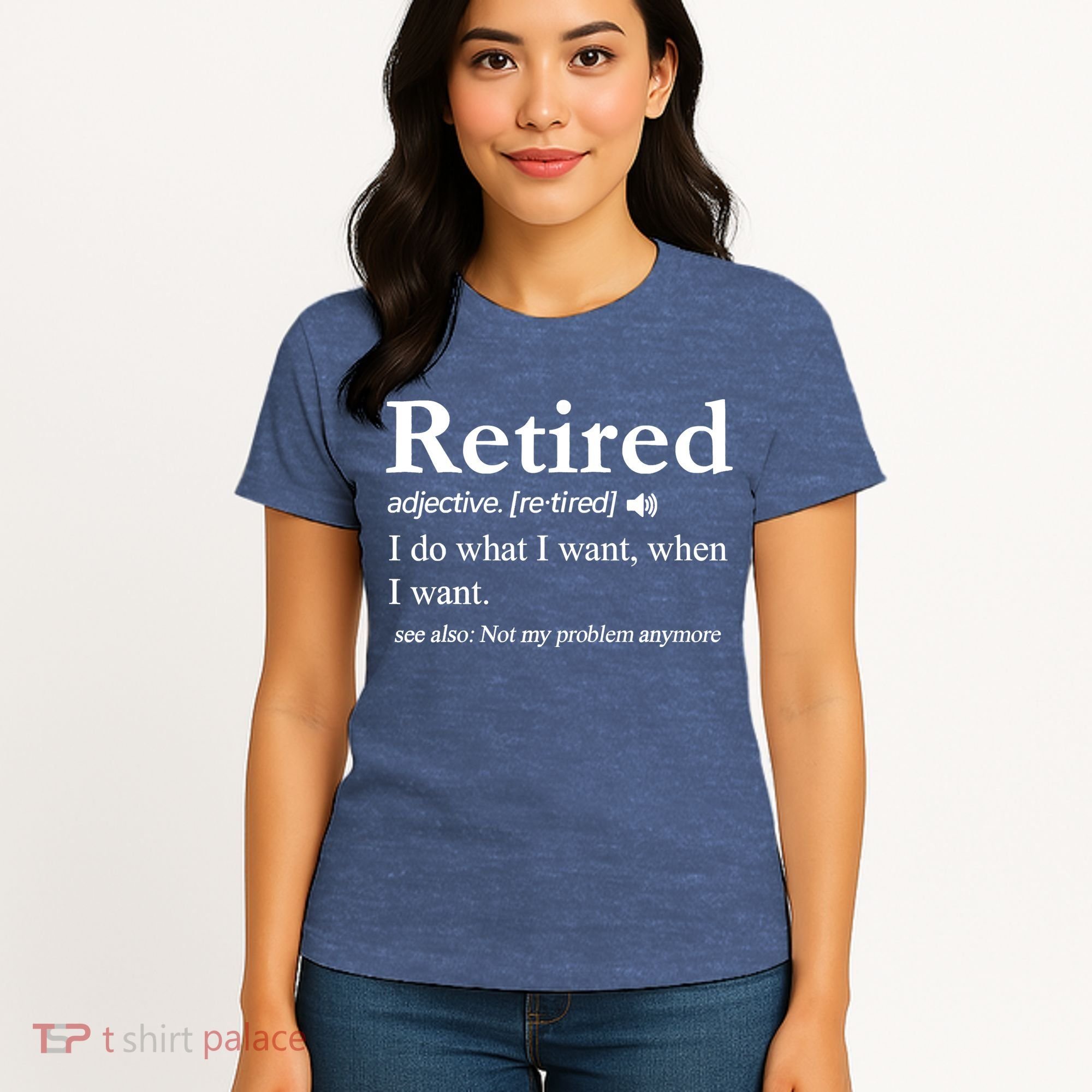 Retired Definition Funny Retirement Gag Gift Women's T-Shirt