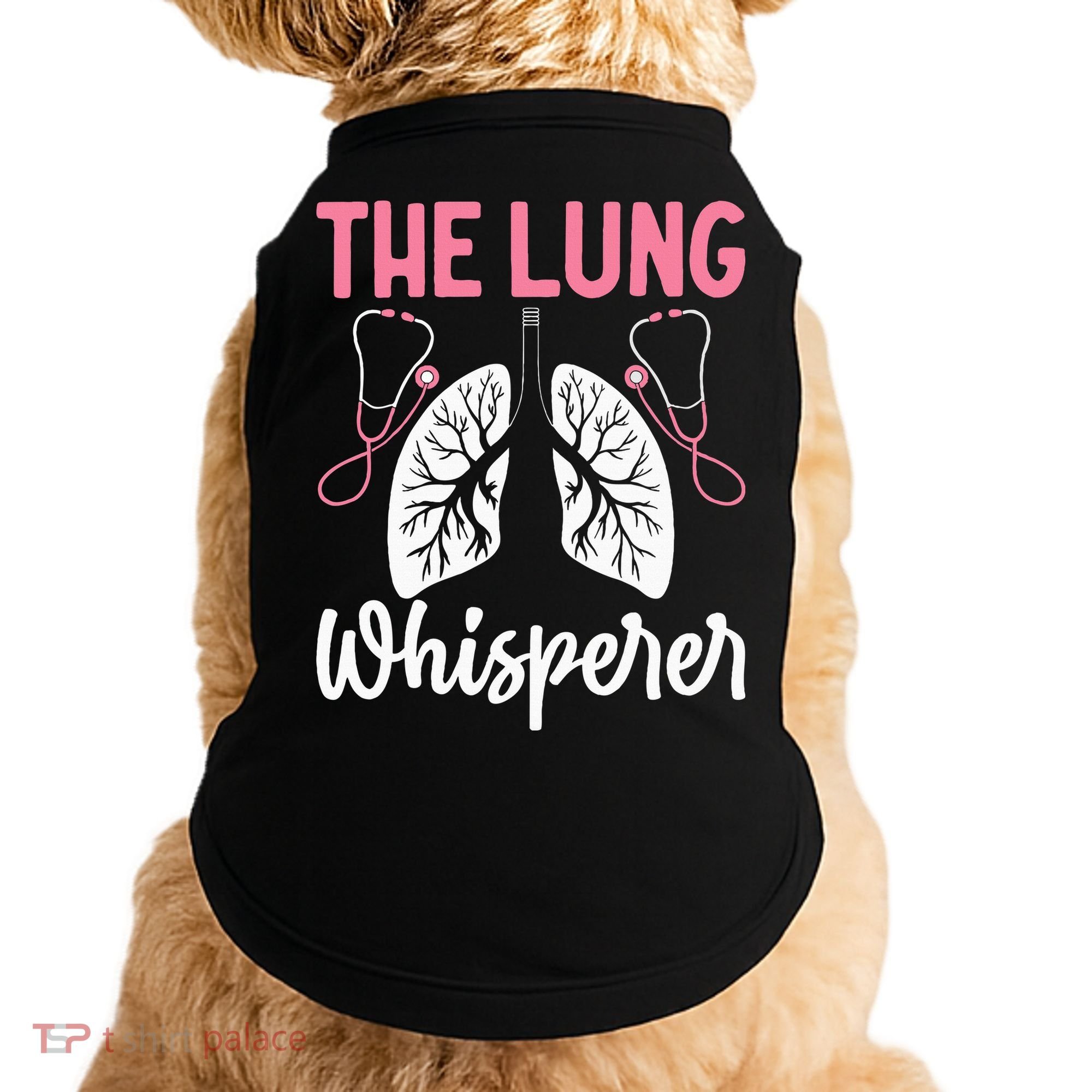 Rt Doctor Funny Respiratory Therapist The Lung Whisperer Doggie Tank