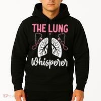 Rt Doctor Funny Respiratory Therapist The Lung Whisperer Hoodie thumb 2