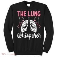 Rt Doctor Funny Respiratory Therapist The Lung Whisperer Sweatshirt thumb 0