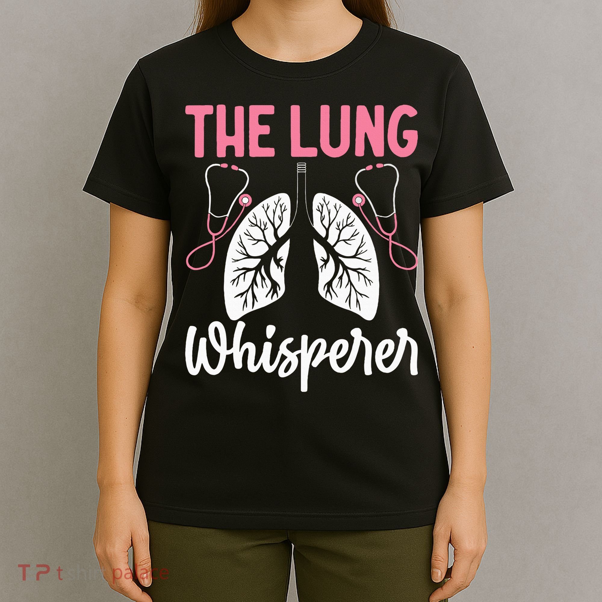 Rt Doctor Funny Respiratory Therapist The Lung Whisperer T-Shirt