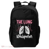Rt Doctor Funny Respiratory Therapist The Lung Whisperer Backpack thumb 0