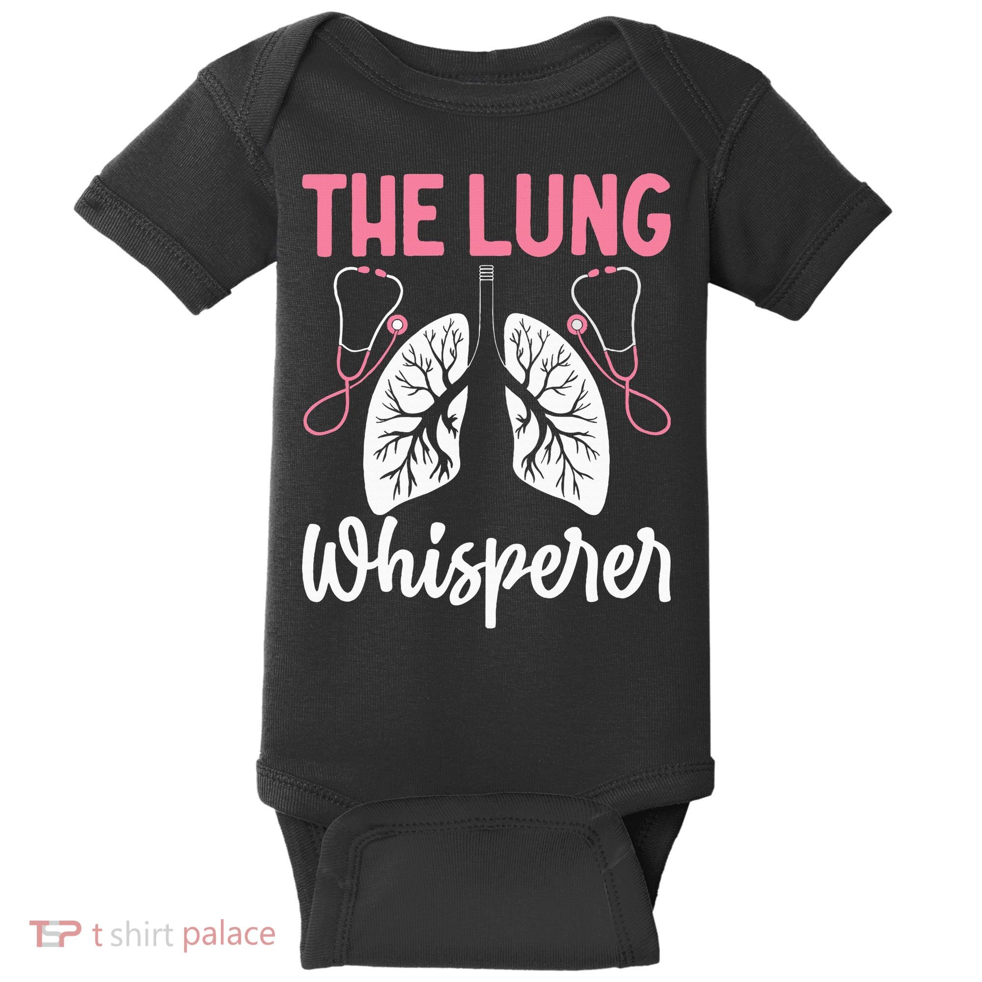 Rt Doctor Funny Respiratory Therapist The Lung Whisperer Baby Bodysuit