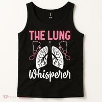 Rt Doctor Funny Respiratory Therapist The Lung Whisperer Tank Top thumb 2