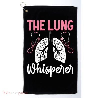 Rt Doctor Funny Respiratory Therapist The Lung Whisperer Golf Towel