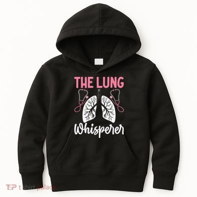 Rt Doctor Funny Respiratory Therapist The Lung Whisperer Kids Hoodie