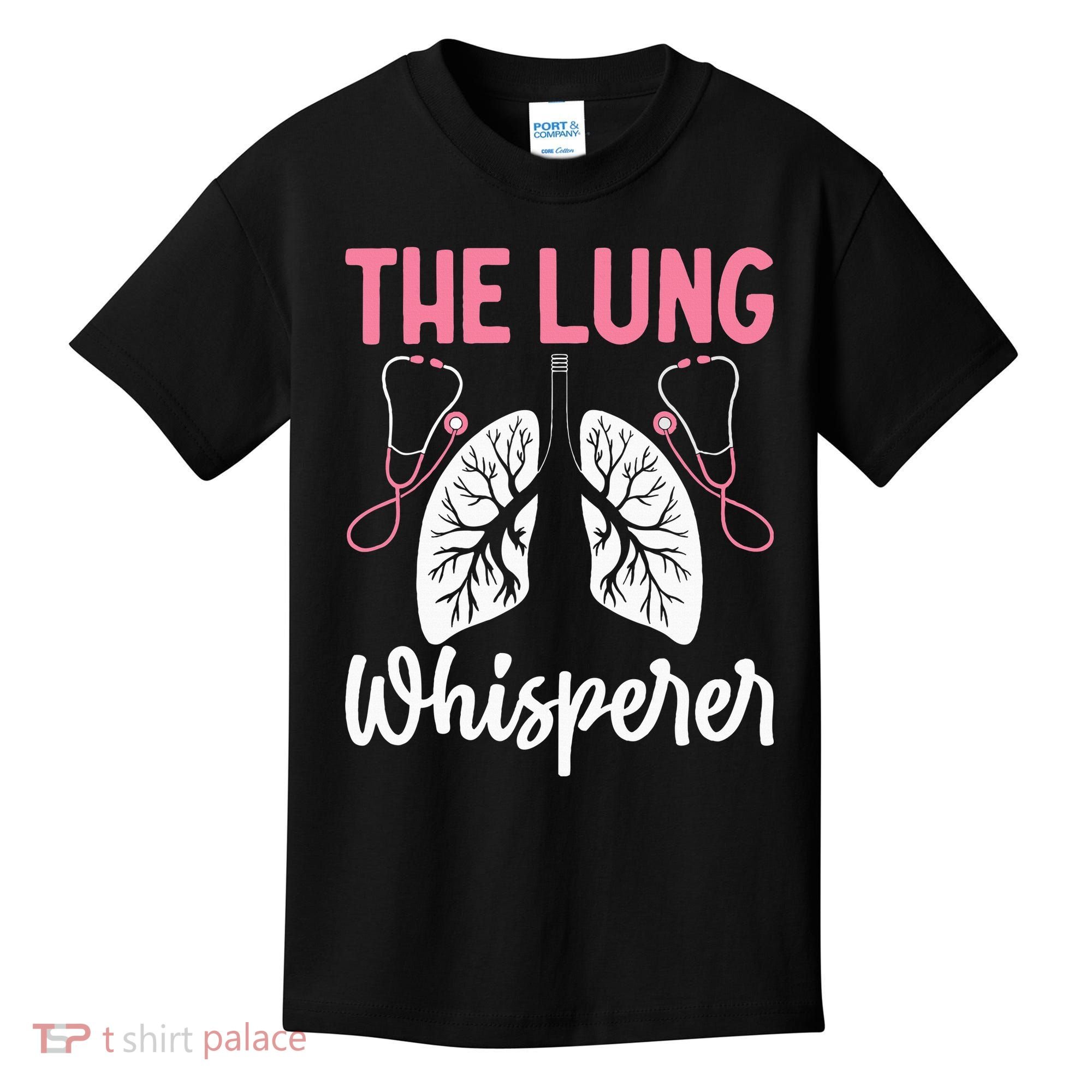 Rt Doctor Funny Respiratory Therapist The Lung Whisperer Kids T-Shirt