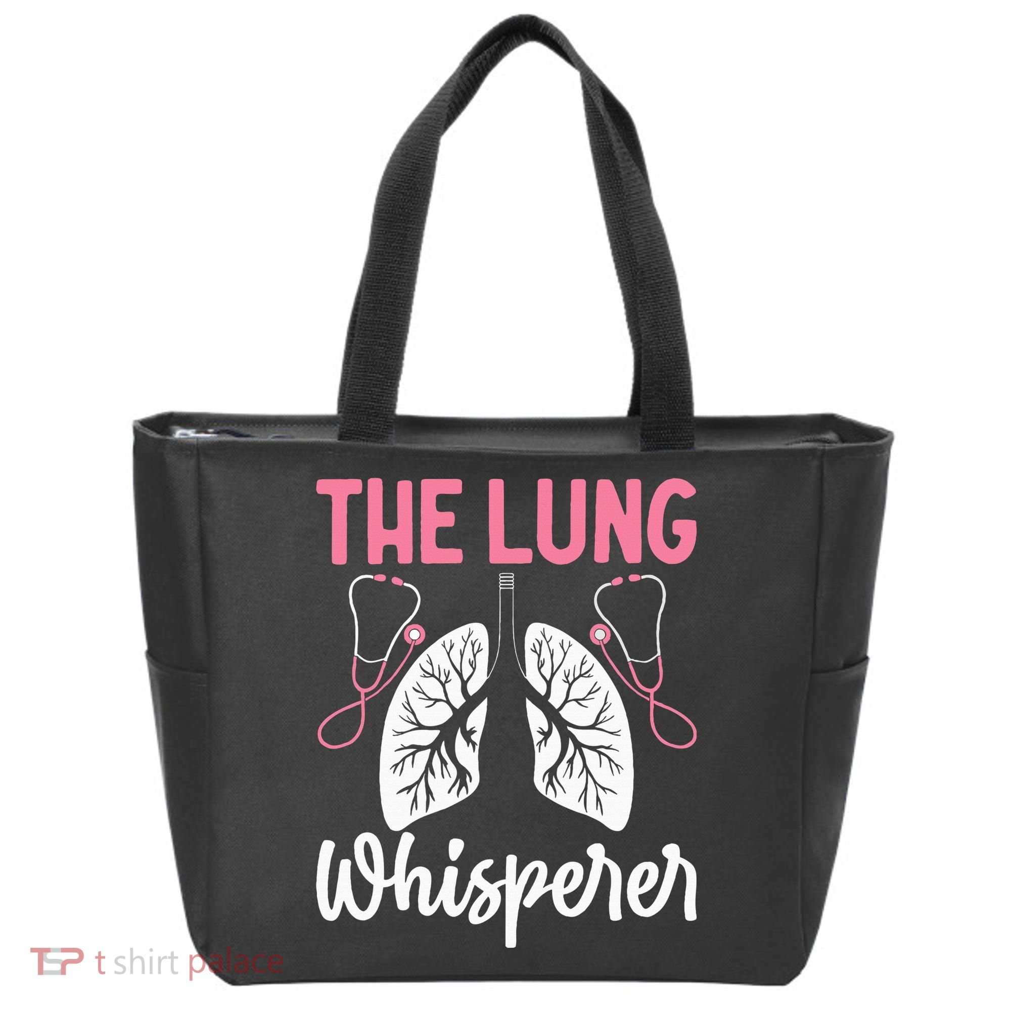 Rt Doctor Funny Respiratory Therapist The Lung Whisperer Tote Bag