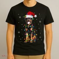 Rottweiler Dog Family Matching Santa Rottweiler Christmas T-Shirt thumb 3
