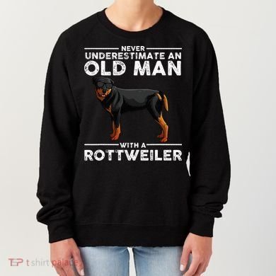 Rottweiler Designs For Dad Grandpa Rottie Lovers Women's Sweatshirt