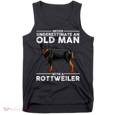 Rottweiler Designs For Dad Grandpa Rottie Lovers Tank Top