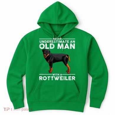 Rottweiler Designs For Dad Grandpa Rottie Lovers Hoodie