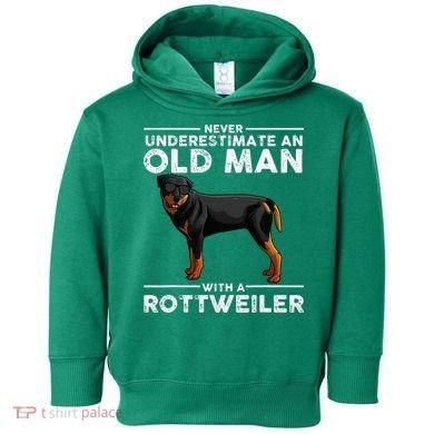 Rottweiler Designs For Dad Grandpa Rottie Lovers Toddler Hoodie