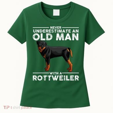 Rottweiler Designs For Dad Grandpa Rottie Lovers Women's T-Shirt