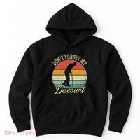 Retro DonT Forget My Senior Discount Funny Old People Hoodie thumb 0