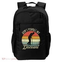 Retro DonT Forget My Senior Discount Funny Old People Backpack thumb 0