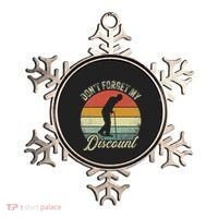 Retro DonT Forget My Senior Discount Funny Old People Ornament thumb 0