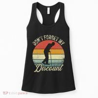 Retro DonT Forget My Senior Discount Funny Old People Women's Tank Top thumb 0