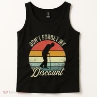 Retro DonT Forget My Senior Discount Funny Old People Tank Top thumb 2
