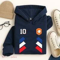 Retro10 Dutch Football Netherlands Soccer Netherlands Flag Hoodie thumb 4