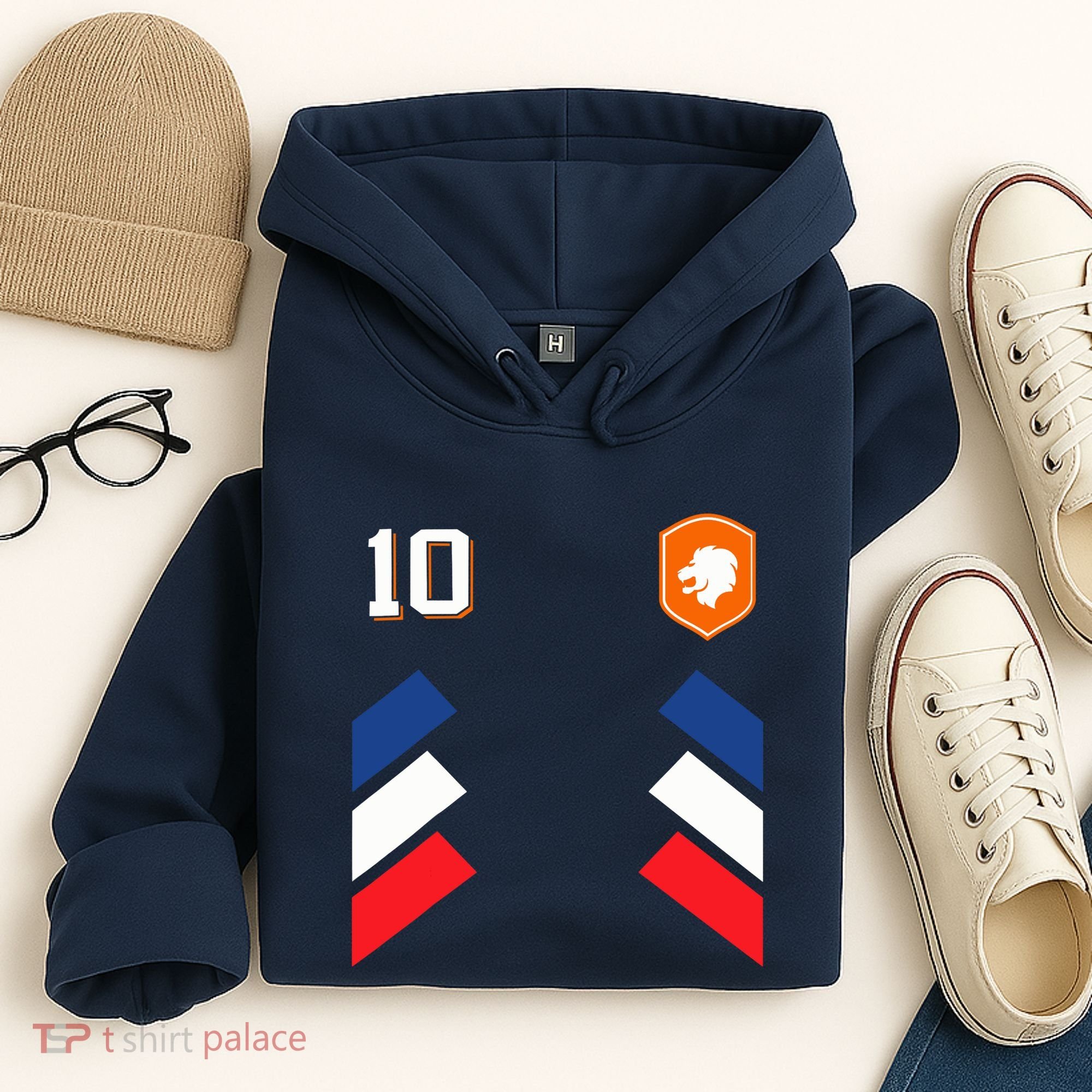 Retro10 Dutch Football Netherlands Soccer Netherlands Flag Hoodie