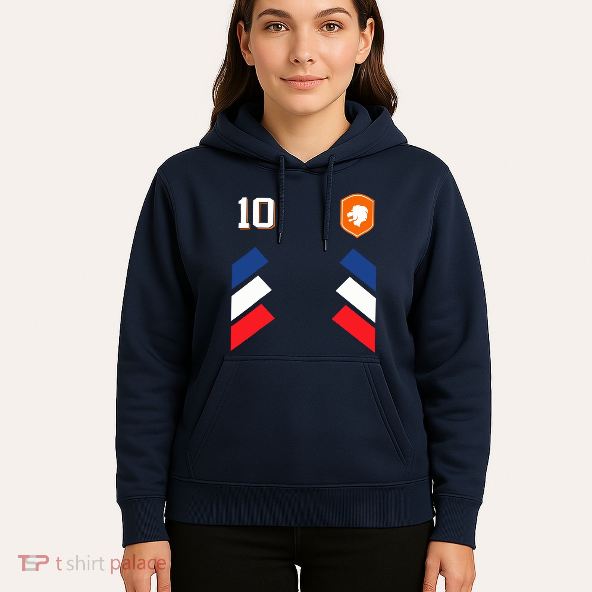 Retro10 Dutch Football Netherlands Soccer Netherlands Flag Hoodie