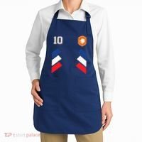 Retro10 Dutch Football Netherlands Soccer Netherlands Flag Apron thumb 2