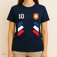 Retro10 Dutch Football Netherlands Soccer Netherlands Flag T-Shirt thumb 4