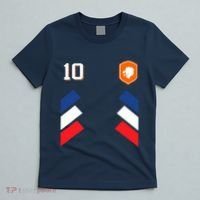 Retro10 Dutch Football Netherlands Soccer Netherlands Flag T-Shirt thumb 5