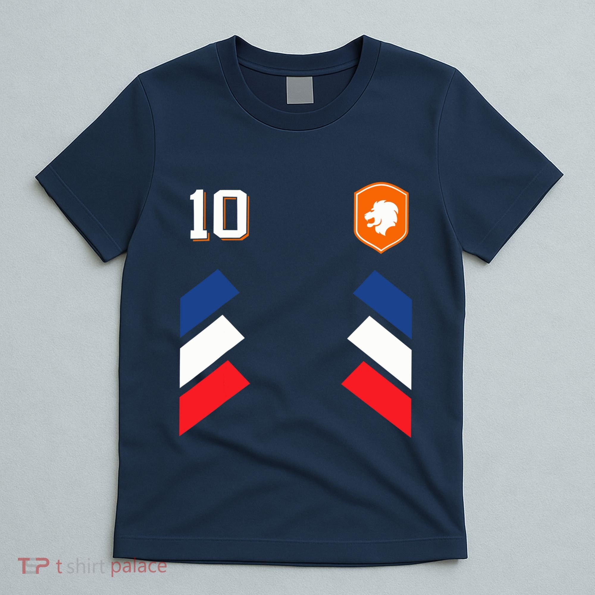 Retro10 Dutch Football Netherlands Soccer Netherlands Flag T-Shirt