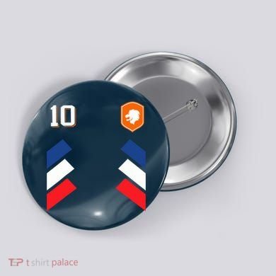 Retro10 Dutch Football Netherlands Soccer Netherlands Flag Button