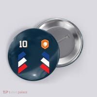 Retro10 Dutch Football Netherlands Soccer Netherlands Flag Button thumb 0