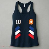 Retro10 Dutch Football Netherlands Soccer Netherlands Flag Women's Tank Top thumb 3