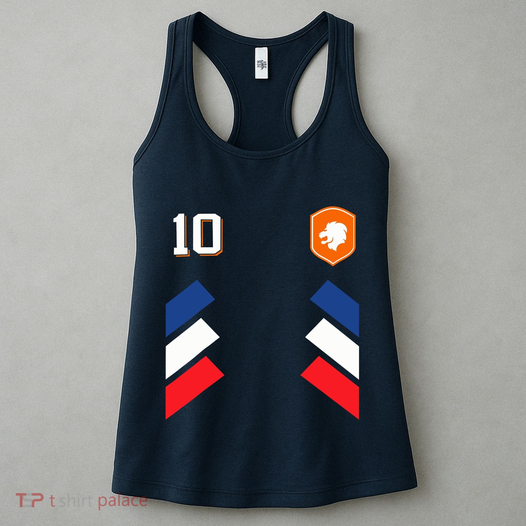 Retro10 Dutch Football Netherlands Soccer Netherlands Flag Women's Tank Top