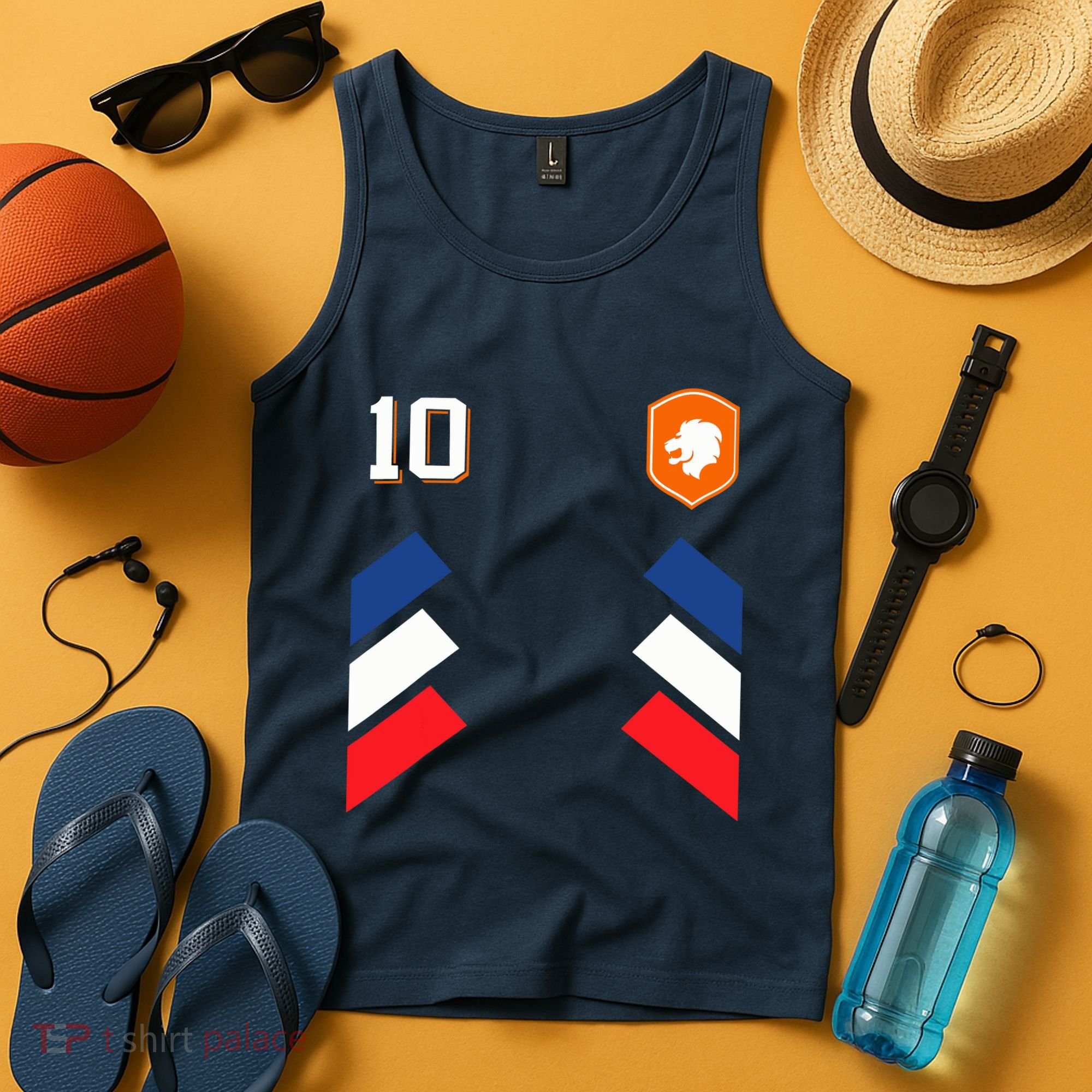 Retro10 Dutch Football Netherlands Soccer Netherlands Flag Tank Top