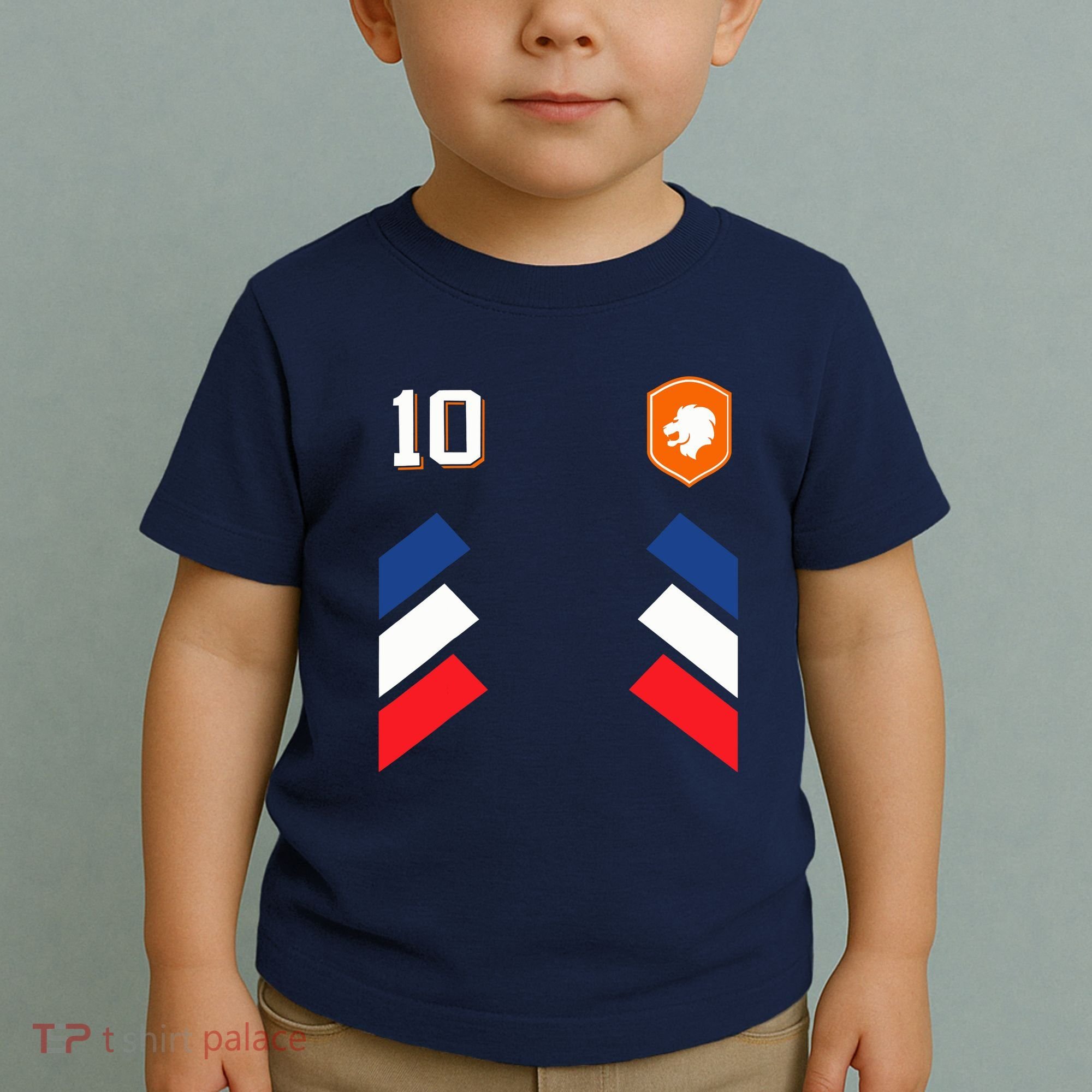 Retro10 Dutch Football Netherlands Soccer Netherlands Flag Toddler T-Shirt
