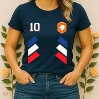 Retro10 Dutch Football Netherlands Soccer Netherlands Flag Women's T-Shirt thumb 2