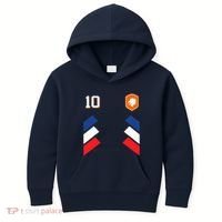 Retro10 Dutch Football Netherlands Soccer Netherlands Flag Kids Hoodie thumb 0